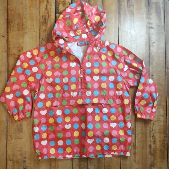 Children's Place Jacket Anarok size 7 to 8 pink windbreaker Vintage packable Y2K - Picture 1 of 6
